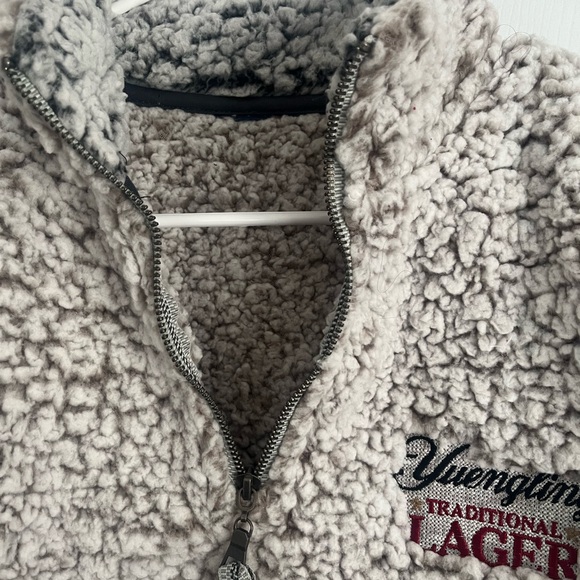 Yuengling Lager Cream Sherpa Pullover - Picture 3 of 5